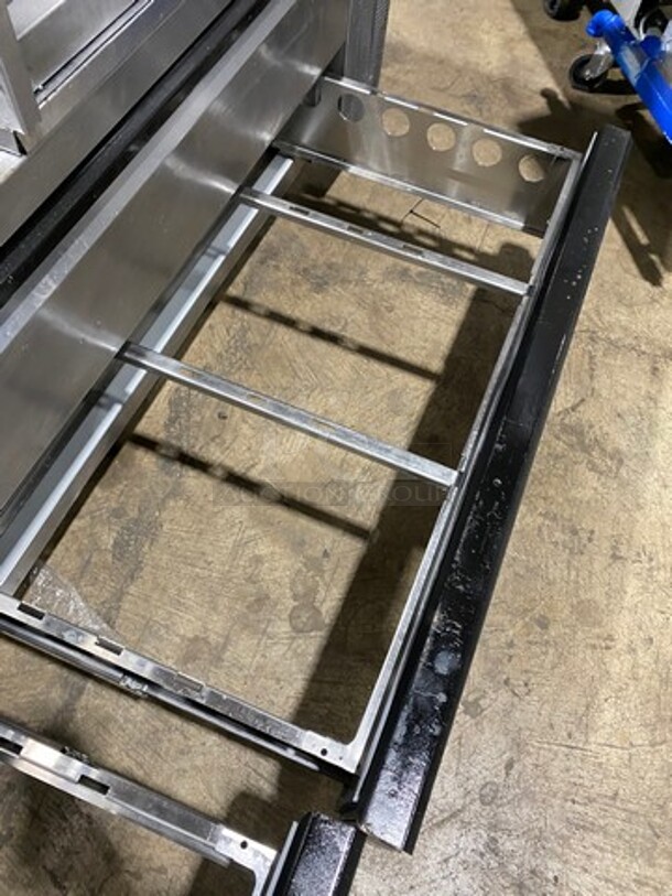 Silver King Commercial Refrigerated Chef Base! With 4 Drawer Storage Space! All Stainless Steel! On Casters! Model: SKRCB84H SN: SAJM82804A 115V 60HZ 1 Phase - Image 7 of 9