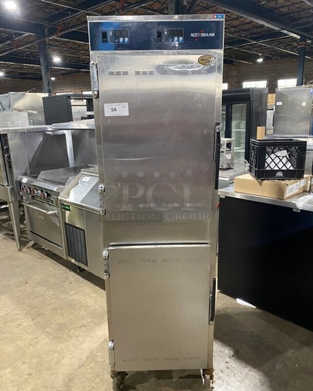 Alto Shaam Commercial Heated Holding Cabinet/ Food Warmer! All Stainless Steel! On Casters! Model: 1000UP SN: 1001310000 208/240V 60HZ 1 Phase! - Item #1113786