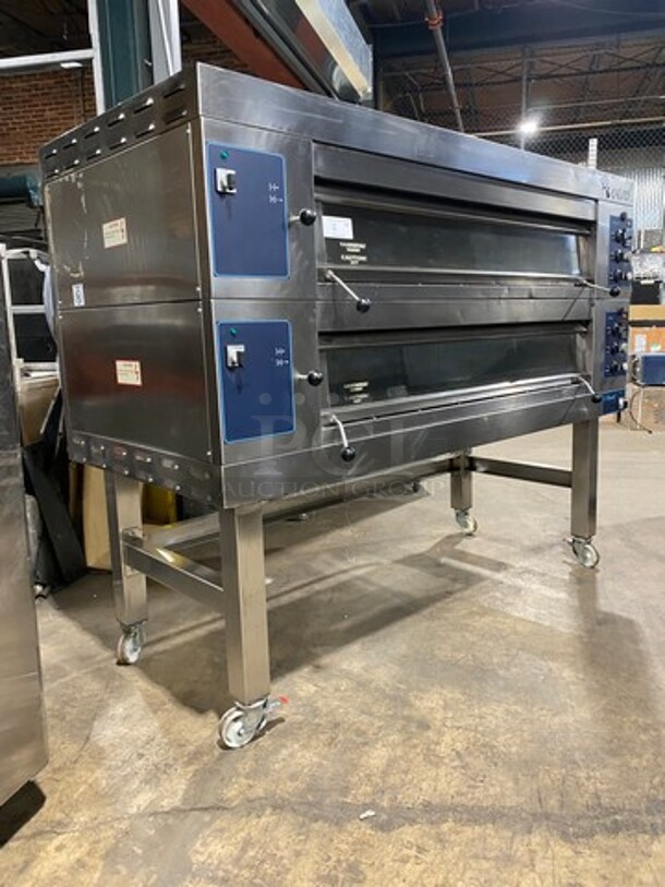 WOW! Revent Commercial Electric Powered Double Deck Baking Oven! All Stainless Steel! On Casters! 2x Your Bid Makes One Unit! - Image 9 of 12