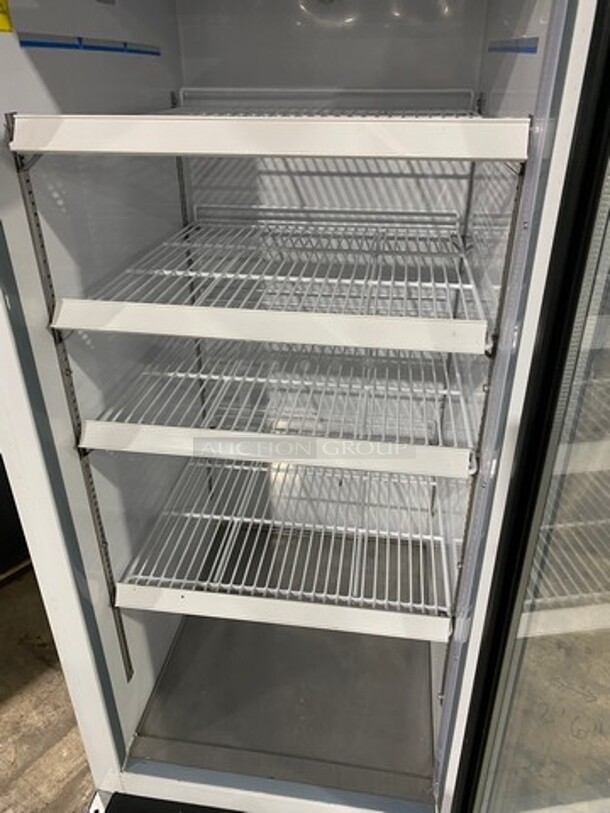 Maxx Cold Commercial Single Door Reach In Freezer Merchandiser! With View Through Doors! With Poly Racks! Model: MXM123F SN: 440128 115V 60HZ 1 Phase - Image 5 of 8