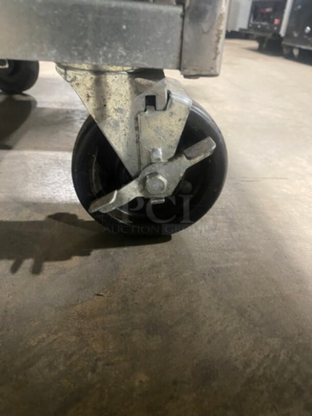 WOW! LATE MODEL! 2021 Sierra Commercial Natural Gas Powered Deep Fat Fryer! With 2 Metal Frying Baskets! With Backsplash! All Stainless Steel! On Casters! SN: 8102179082 - Image 7 of 10