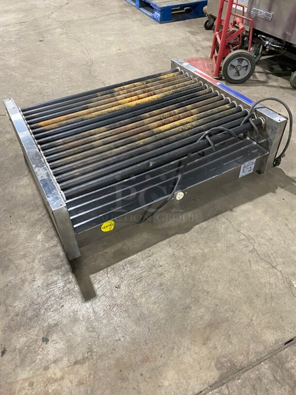 Nice! APW Wyott Stainless Steel Commercial Countertop Hot Dog Roller! Model HRS-75 5T Serial 8179619120006
 - Image 4 of 8