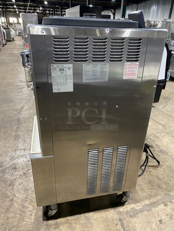 NICE! Taylor Commercial Floor Style 2 Flavor Frosty/Coolatta/Slushy Making Machine! With Milkshake Mixing Attachment! All Stainless Steel! Model 342D27 Serial M4012799! 208/230V 1Phase! On Commercial Casters!  - Image 4 of 12