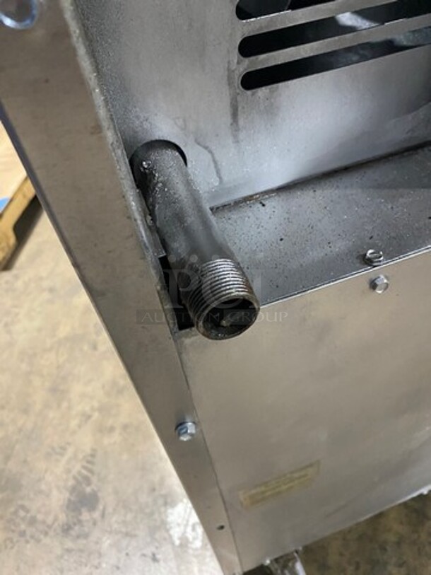 American Range Commercial Natural Gas Powered 8 Burner Stove! With Raised Back Splash And Salamander Shelf! With 2 Oven Underneath! Metal Oven Racks! All Stainless Steel! On Casters! - Image 10 of 10