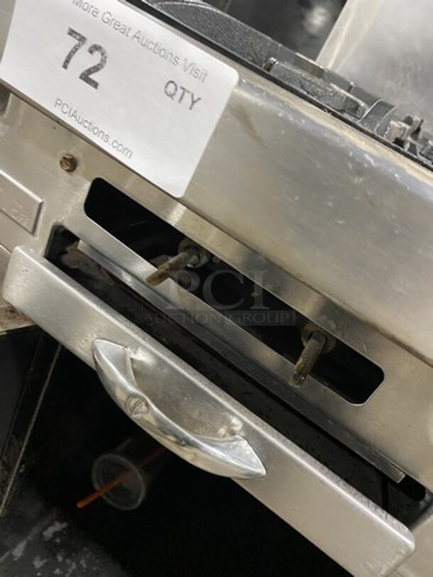 Garland Natural Gas Powered Heavy Duty Wide Series 4 Burner Cooktop! With 2 Door Storage Underneath!  - Image 8 of 9