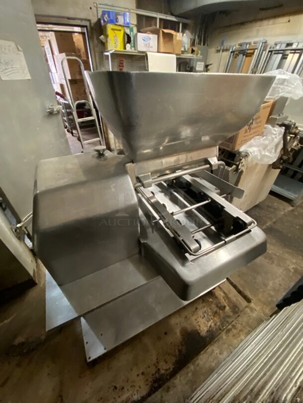 GREAT! Lectro Posit Commercial Cookie/ Pastry Depositor! All Stainless Steel! On Casters! Custom Aluminum Table! Working When Removed! - Image 4 of 10