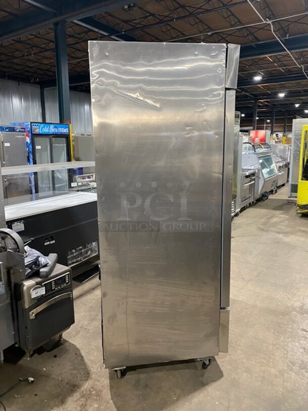 Artic Air Commercial 2 Door Reach In Refrigerator! All Stainless Steel! With Poly Coated Racks! 115V! Model: AR49E SN: 5030702! - Image 3 of 9