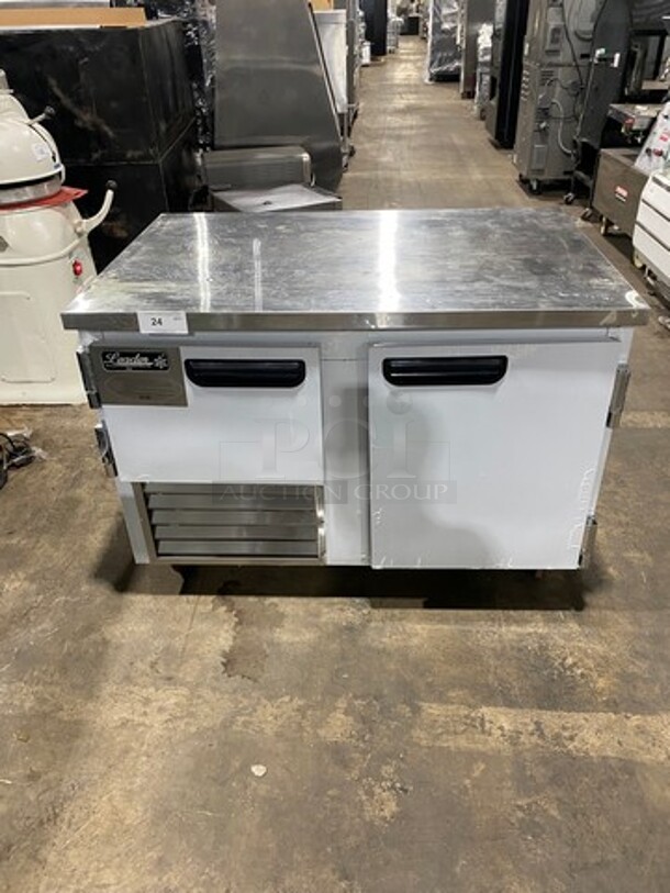 LATE MODEL! 2019 Leader Commercial Refrigerated 2 Door Lowboy! All Stainless Steel! On Casters! Model: NLB48 SN: NC06L2503 115V 60HZ 1 Phase - Image 1 of 8