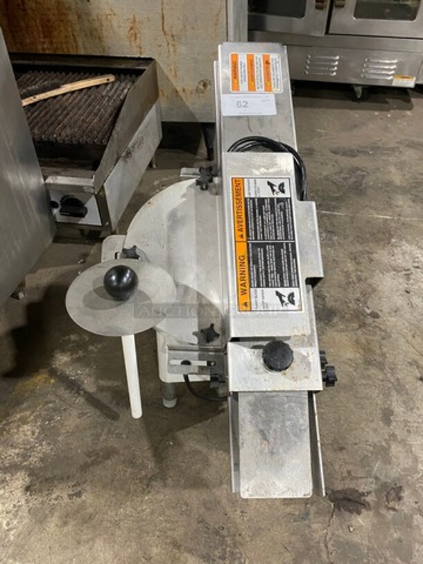 Oliver Commercial Countertop Bun/Bagel Cutter! Stainless Steel! On Small Legs! Model: 723 SN: J38776181 115V 60HZ 1 Phase - Image 1 of 9