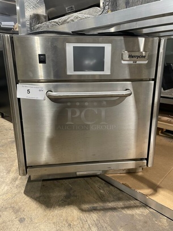 NICE! NEW! Never Used! Merrychef Commercial Countertop Rapid Cook Oven! All Stainless Steel! Model: EIKONE6 SN: 1305213090341 208/240V 60HZ 1 Phase - Image 1 of 9