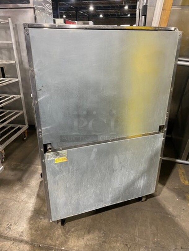 Imperial Commercial Natural Gas Powered 6 Burner Stove! With Raised Back Splash And Salamander Shelf! With Oven Underneath! All Stainless Steel! On Casters! - Image 2 of 10