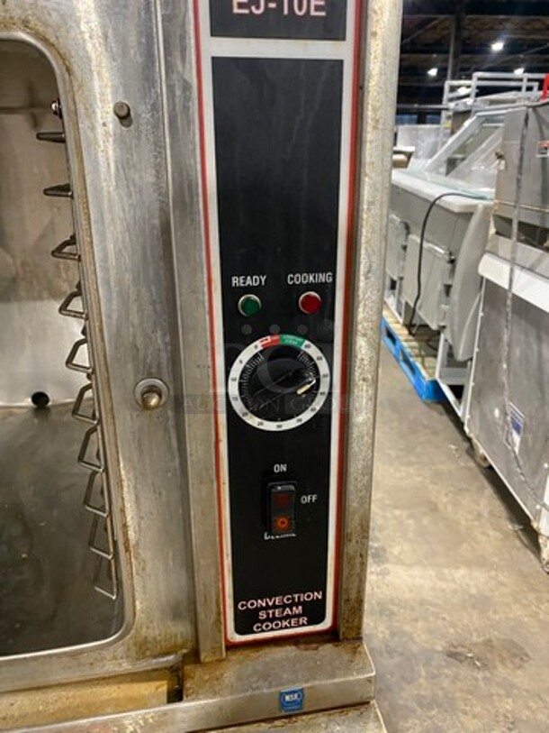 Market Forge Commercial Dual Cabinet Convection Steam Cooker! All Stainless Steel! On Legs! Model: EJ10E SN: 8071310EE3505 208V 60HZ 1/3 Phase - Image 8 of 12