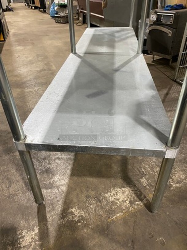 L & J Solid Stainless Steel Work Top/ Prep Table! With Storage Space Underneath! On Legs! - Image 6 of 7