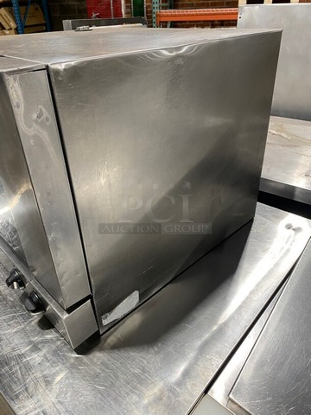 Turbofan Moffat Commercial Countertop Electric Powered Convection Oven! With View Through Door! Metal Oven Racks! All Stainless Steel! - Image 3 of 8