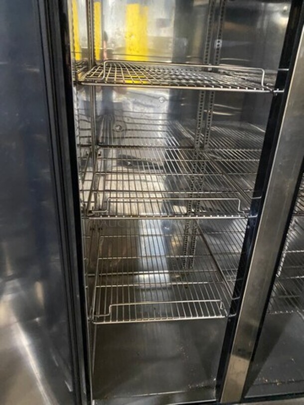 Turbo Air Commercial 2 Door Reach-In Freezer! With Racks! All Stainless Steel! On Casters! Deluxe Series Model: TSF35SD SN: BM3F705048 115V - Image 6 of 10