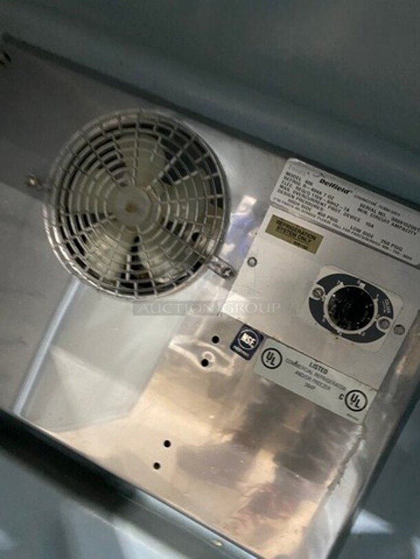 Delfield Commercial Single Door Lowboy/Worktop Cooler! Stainless Steal! MODEL 406 SN:0809152001376 115V - Image 6 of 8