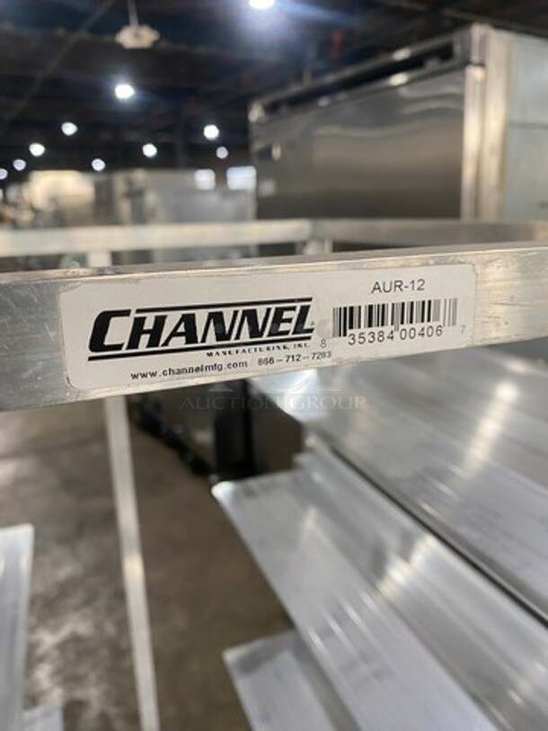 Channel Metal Commercial Pan Transport Rack! Model AUR12 Serial 835384004067! On Casters!
 - Image 5 of 5