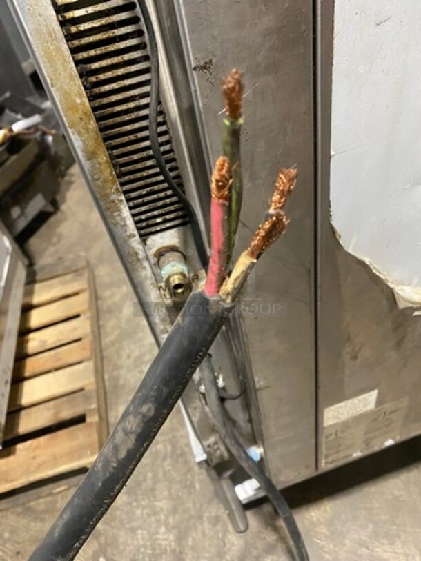 Baxter Commercial Electric Powered Mini Rotating Rack Oven! With 2 View Through Doors! Built In Pan Rack! On Equipment Stand! With Storage Space Underneath! All Stainless Steel! On Legs! Model: 0V300EM8 SN: 241007968 208V 60HZ 3 Phase - Image 11 of 11