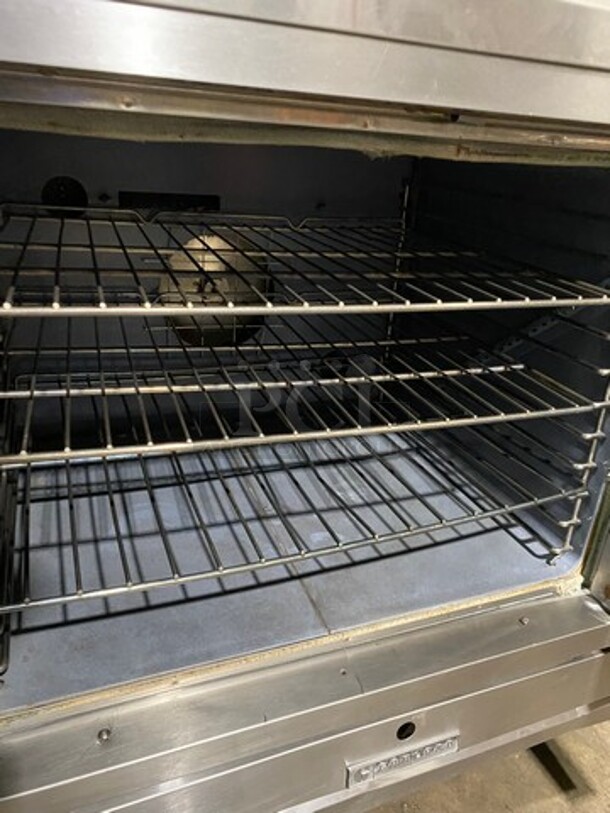 Garland Commercial Natural Gas Powered Double Deck Convection Oven! With View Through Doors! Metal Oven Racks! All Stainless Steel! On Casters! 2x Your Bid Makes One Unit! Model: TTG3 - Image 6 of 10