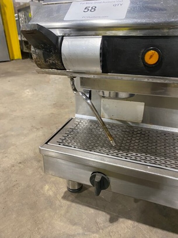 NICE! Conti Xeos Commercial Countertop 2 Group Espresso Machine! All Stainless Steel! On Small Legs! - Image 6 of 10