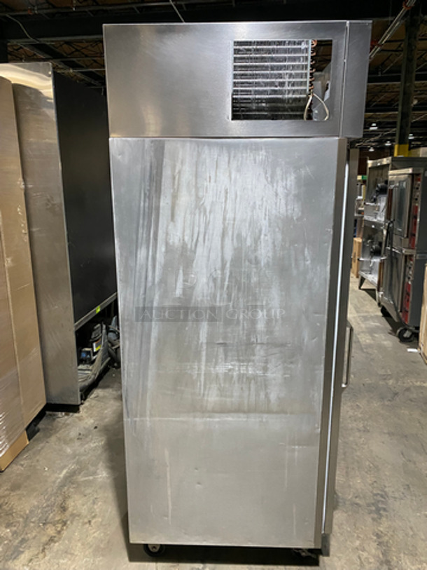 Delfield Commercial Single Door Reach In Freezer! With Poly Coated Racks! Solid Stainless Steel! On Casters! Model: 6125XLSPP2 SN: 1501152000013 115V 60HZ 1 Phase - Image 4 of 9