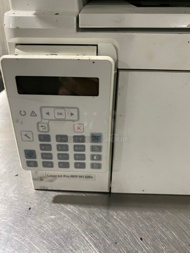 LATE MODEL! 2018 HP Countertop Printer/ Scanner/ Fax/ Copy Machine! Model: SHNGC150102 SN: VND4M08675 110V - Image 8 of 12