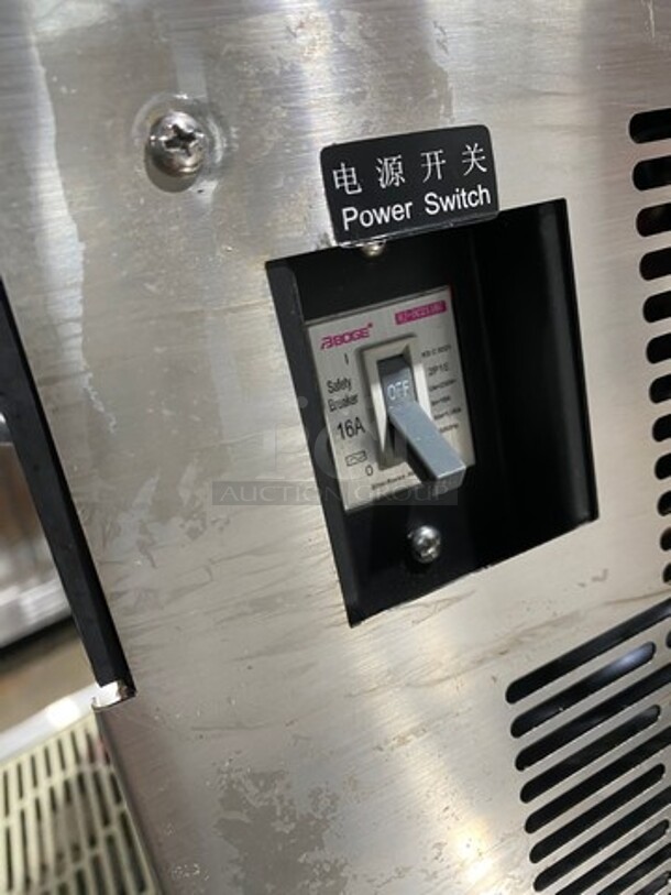 Commercial Countertop 2 Flavor Slushie/ Frozen Beverage Dispenser! Stainless Steel Body!  - Image 9 of 9