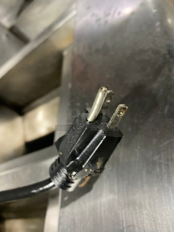 Frymaster Commercial Natural Gas Powered 4 Bay Deep Fat Fryer! With Middle Fryer Basket Rack! With Oil Filter System! All Stainless Steel! On Casters! Model: FMPH455SC SN: 0904IK0007 - Image 12 of 12