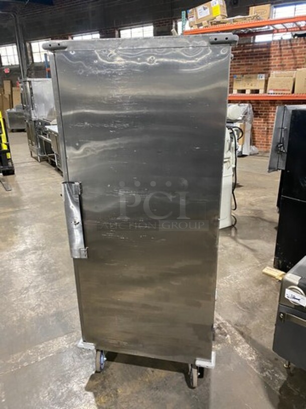 Commercial Single Door Enclosed Pan Rack! Solid Stainless Steel! On Casters! - Image 3 of 7