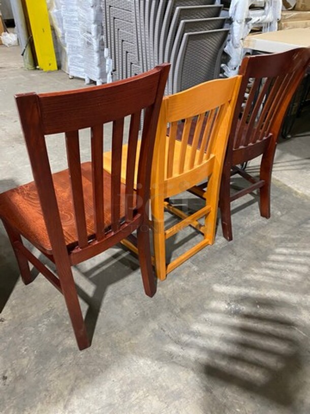Brand New! Assorted Full Solid Wood Dining Chair! 3 X Your Bid! - Image 3 of 7