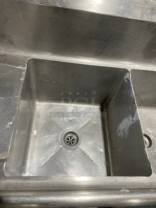 WOW! Green World Commercial 3 Bay Sink! All Stainless Steel! Model: TSA-3-14-D2! - Image 6 of 8
