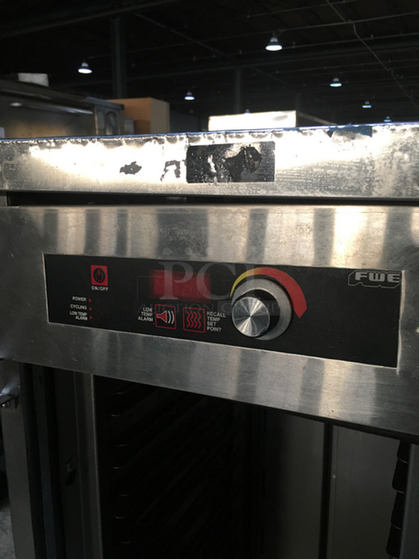CUTE! FWE Commercial Single Door Food Warmer Cabinet! Holds Full Size Pans! All Stainless Steel! On Casters! Model: PST-10 SN: 03064051 120V 60HZ 1 Phase - Image 6 of 8