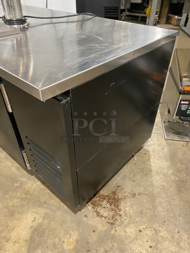 AMAZING! Beverage Air Commercial Refrigerated 10 Tap Cold Brew Coffee Kegerator! With 2 Door Storage Space Underneath! Model: WTR67AHCMMB SN: 13406139 115V 60HZ 1 Phase - Image 4 of 12