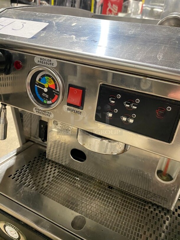 Wega Commercial Countertop Cappuccino/Espresso Machine! All Stainless Steel! Model: EVD1AT SN: 409147 110V - Image 5 of 10