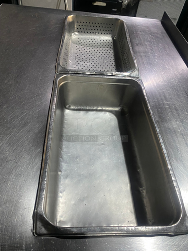 Continental Commercial Refrigerated Sandwich Prep Table! With 2 Door Underneath Storage Space! All Stainless Steel! On Casters! Model: SW4812 SN: 15712812 115V 60HZ 1 Phase - Image 8 of 9