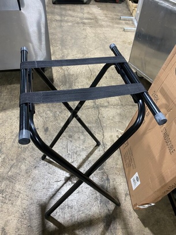 NEW! IN THE BOX! Table Craft Black Floor Style Serving Tray Stand! - Image 4 of 5