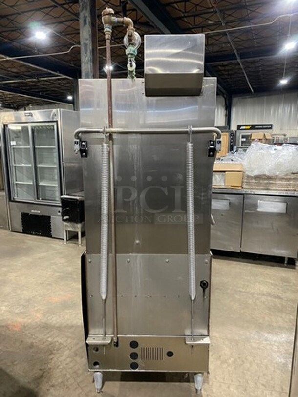 Champion Commercial Pass-Through Dishwasher Machine! All Stainless Steel! On Legs! Model: DHBT SN: D11038937! 208/240V 60HZ 3 Phase! - Image 4 of 8