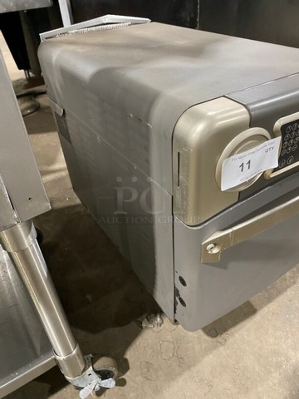 LATE MODEL! 2017 Turbo Chef Commercial Countertop Rapid Cook Oven! On Small Legs! Model: NGO SN: NGOD31108 208/240V 60HZ 1 Phase - Image 2 of 5
