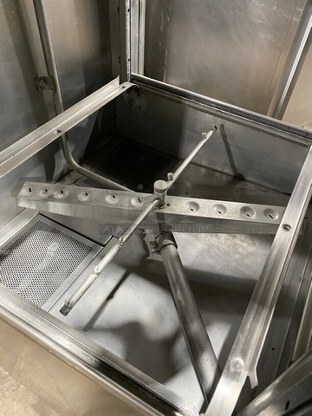 Champion Commercial Pass-Through Dishwasher Machine! All Stainless Steel! On Legs! Model: DHBT SN: D11038937! 208/240V 60HZ 3 Phase! - Image 5 of 8