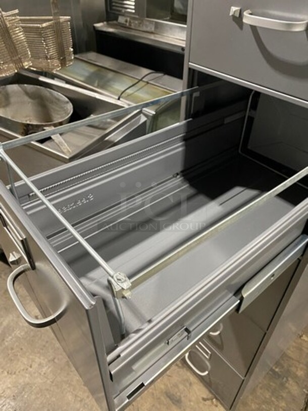 Solid Grey 5 Drawer Filing Cabinet! - Image 5 of 5