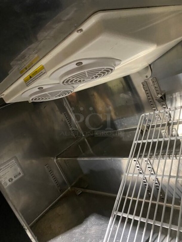 Everest Commercial 2 Door Lowboy/ Worktop Cooler! All Stainless Steel! On Casters! Model: ETBR2 SN: BTBR213020010 115V 60HZ 1 Phase - Image 6 of 8