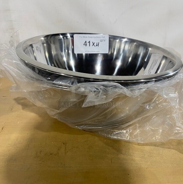 NEW! Choice 8QT Stainless Steel Mixing Bowl! 4x Your Bid! MODEL 176MXBSS8 - Image 2 of 7