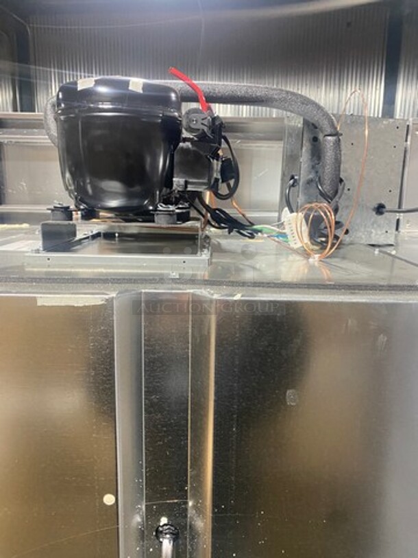 AMAZING! BRAND NEW! Continental Commercial 2 Door Reach In Refrigerator! With Poly Coated Racks! All Stainless Steel! Model: 2RN SN: 16234426 115V 60HZ 1 Phase - Image 10 of 12