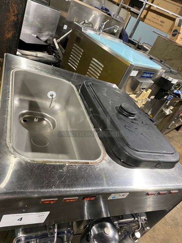 Taylor Commercial 2 Flavor Frosty/ Slushie Making Machine! With Milkshake Mixing Attachment! All Stainless Steel! On Casters! Model: 34227 SN: K4012295 208/230V 60HZ 1 Phase - Image 5 of 11