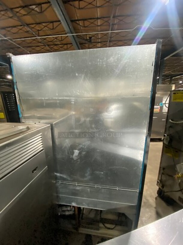 Custom Cool Commercial Refrigerated Open Grab-N-Go Case Merchandiser! With 4 Shelves! All Stainless Steel! - Image 7 of 8