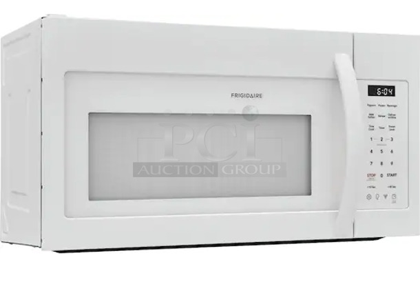 BRAND NEW SCRATCH AND DENT! Frigidaire FMOS1846BW White Over Range Microwave Oven. Stock Picture Used For Gallery Picture.