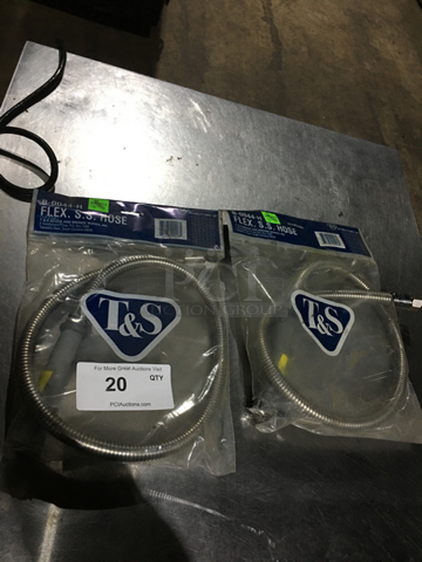 IN THE BAG! T & S  Flex Hoses! 2x Your Bid! - Image 1 of 4