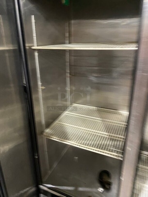 True Commercial 3 Door Reach In Cooler! With Poly Coated Racks! All Stainless Steel! Model: TS72 SN: 12896565 115V 60HZ 1 Phase - Image 6 of 10