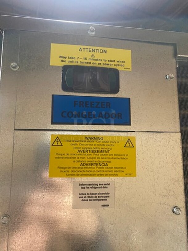 GREAT! BRAND NEW! IN THE BOX! Norlake Commercial Self Contained 6x6 Walk-In Freezer! With Floor! Self-Contained Compressor/Blower! Model: KL66CRM 208/230V 1 Phase - Image 7 of 10