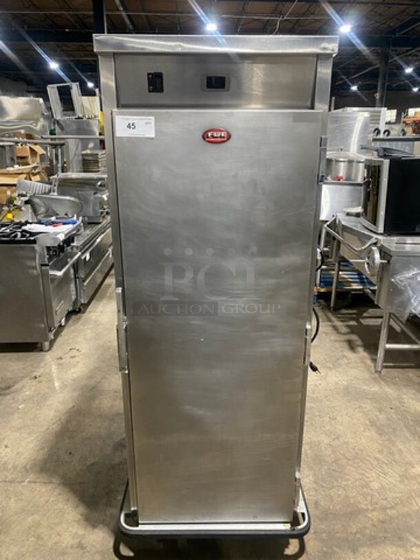 SWEET! FWE Single Door Electric Powered Food Warming Cabinet! Solid Stainless Steel! On Casters! Model: TST16CHP SN: 133820301 120V - Image 1 of 8